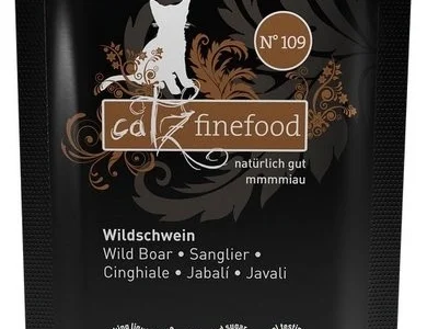 85g finefood Purrrr DZIK, monobiałkowe jedzenie dla kotów, saszetka