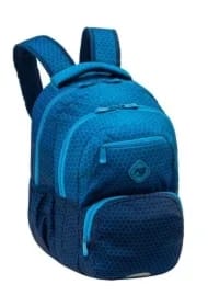 Plecak 2 zamki 4 kieszenie Hexag Blue Ombre