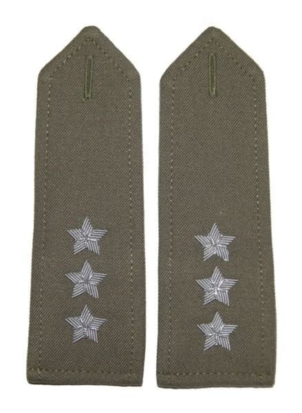 Pagony khaki do koszulo-bluzy Wojska Polskiego – porucznik