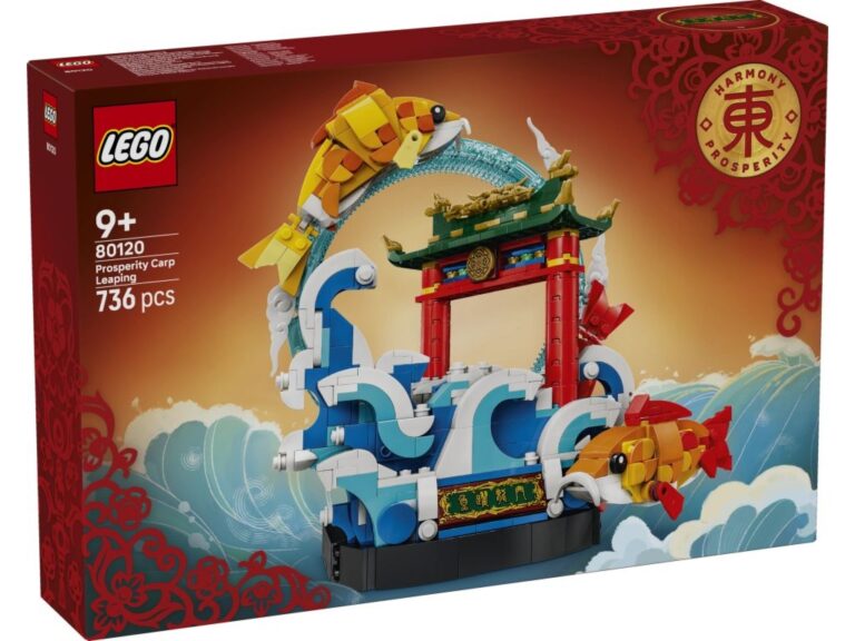 LEGO 80120 Chinese Festivals Karp przeskakujący przez Smoczą Bramę