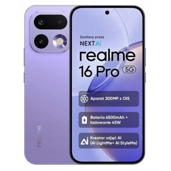 Smartfon realme 16 Pro 5G 8 GB / 512 GB imei 861193080475297