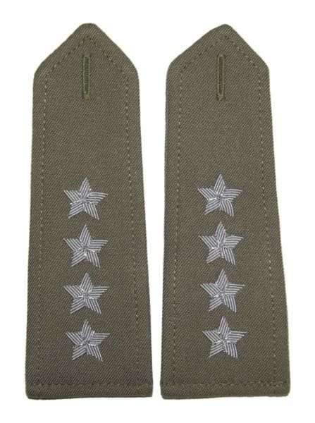 Pagony khaki do koszulo-bluzy Wojska Polskiego – kapitan