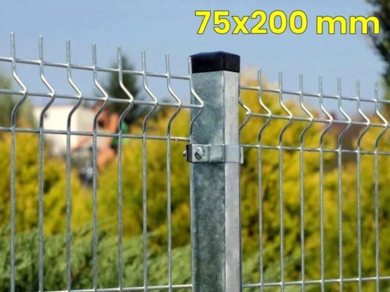 Panele ogrodzeniowe 250cm/103cm/4mm – 75x200mm – ocynkowane