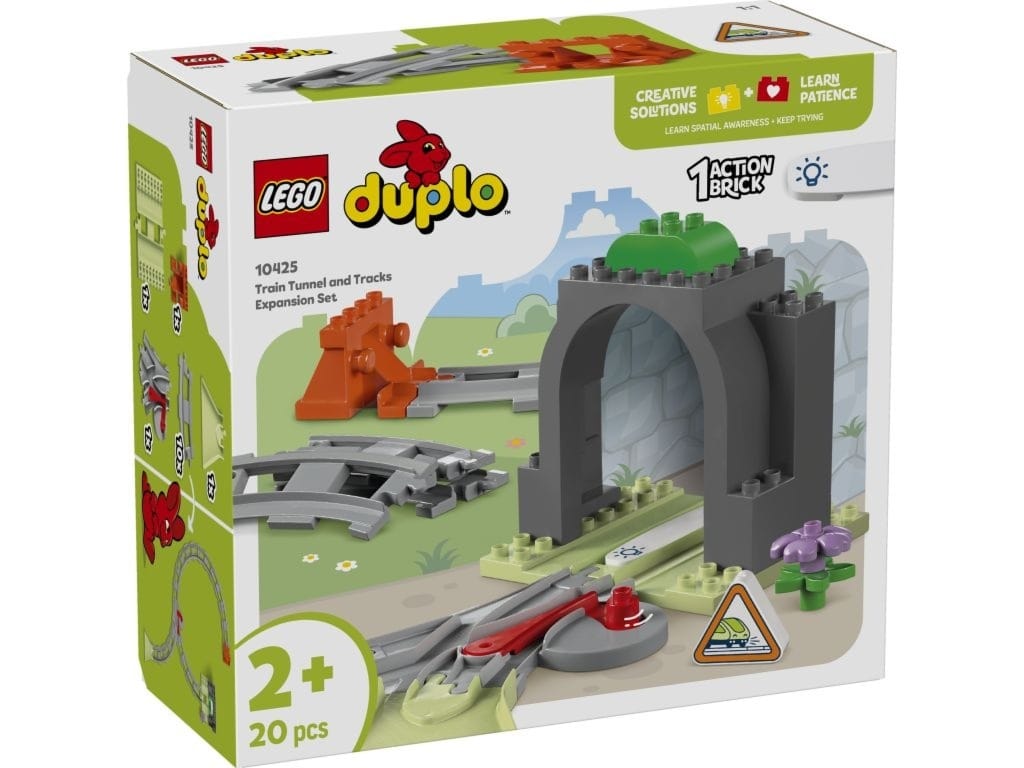 LEGO 10425 Duplo Tunel i tory kolejowe – zestaw rozszerzający LEGO 10425 Duplo Tunel i tory kolejowe – zestaw rozszerzający