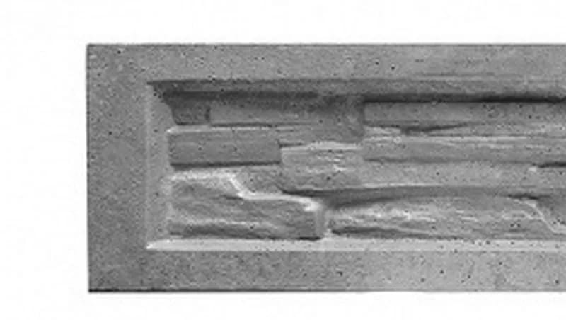 Podmurówka betonowa łupana – 250 cm / 25 cm Podmurówka betonowa łupana – 250 cm / 25 cm