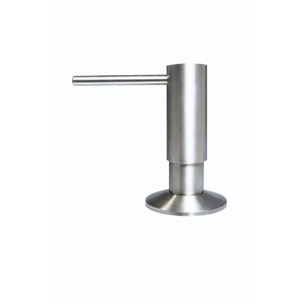 Dozownik do płynu Luxe Inox stal szczotkowana 330 ml