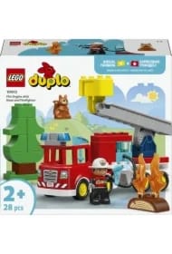 LEGO DUPLO Wóz strażacki z wężem i strażakiem 10473