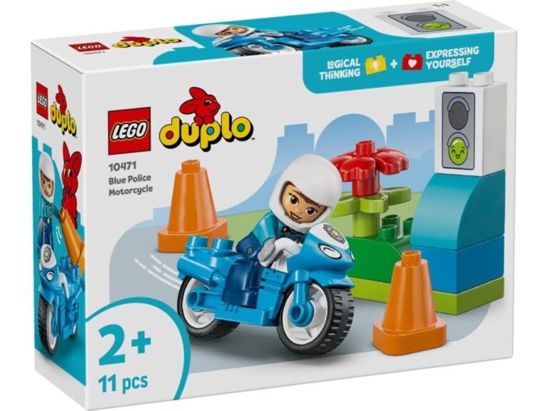 LEGO 10471 DUPLO Niebieski motocykl policyjny