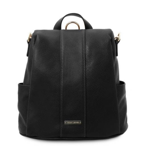 Tuscany Leather bag – plecak z miękkiej skóry, kolor czarny TL142138