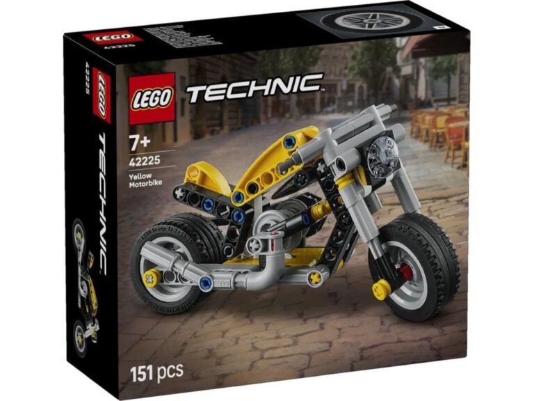 LEGO 42225 Technic Żółty motocykl