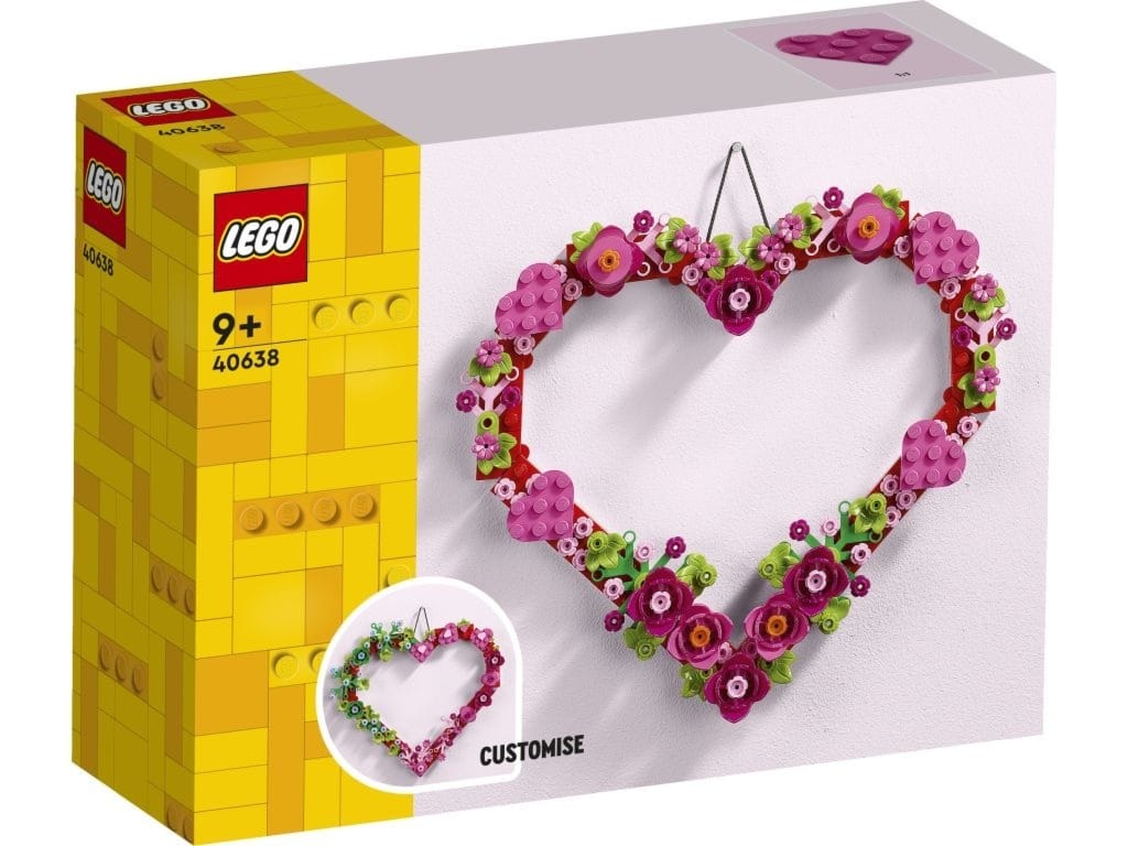 LEGO 40638 Ozdoba w kształcie serca – LEGO Walentynki