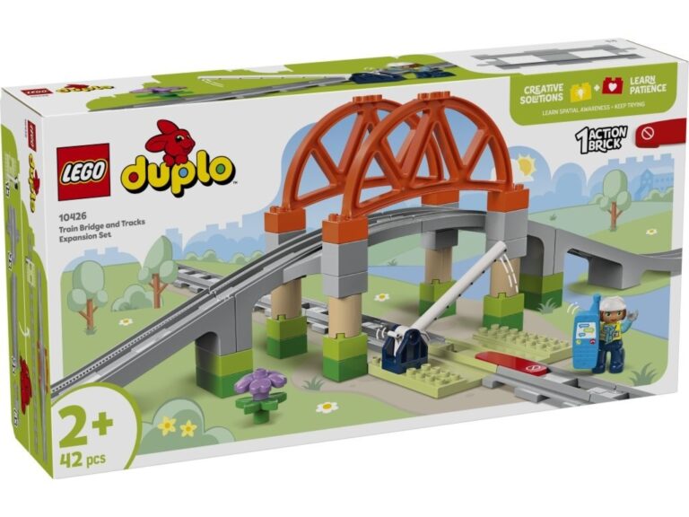 LEGO 10426 Duplo Most i tory kolejowe – zestaw rozszerzający