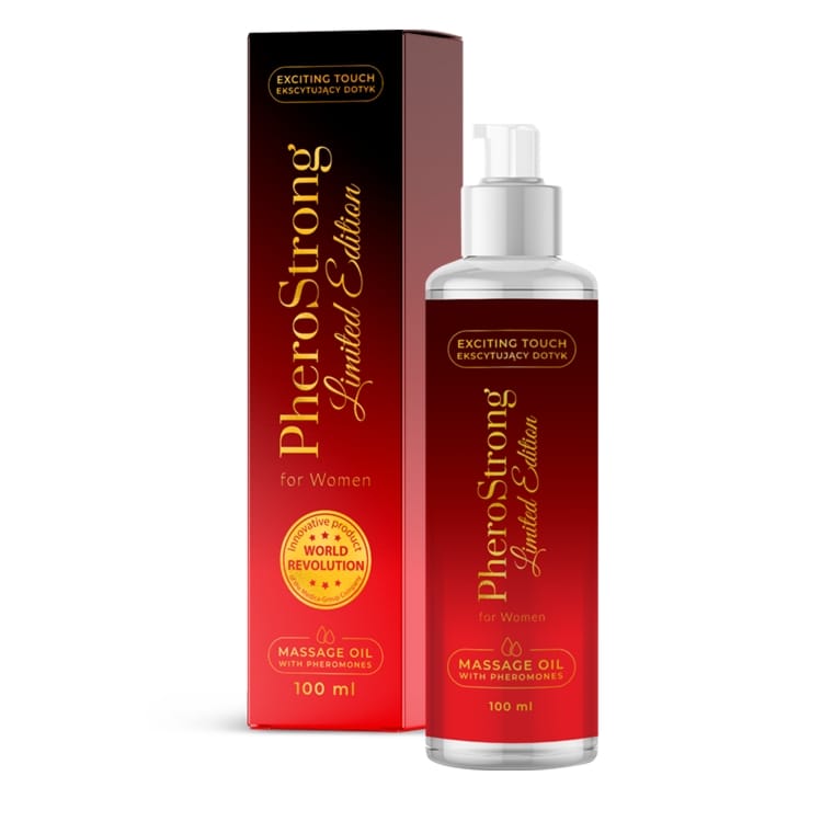 Olejek do ciała dla kobiet z feromonami elegancki i wieczorowy 100 ml – PheroStrong Limited Edition