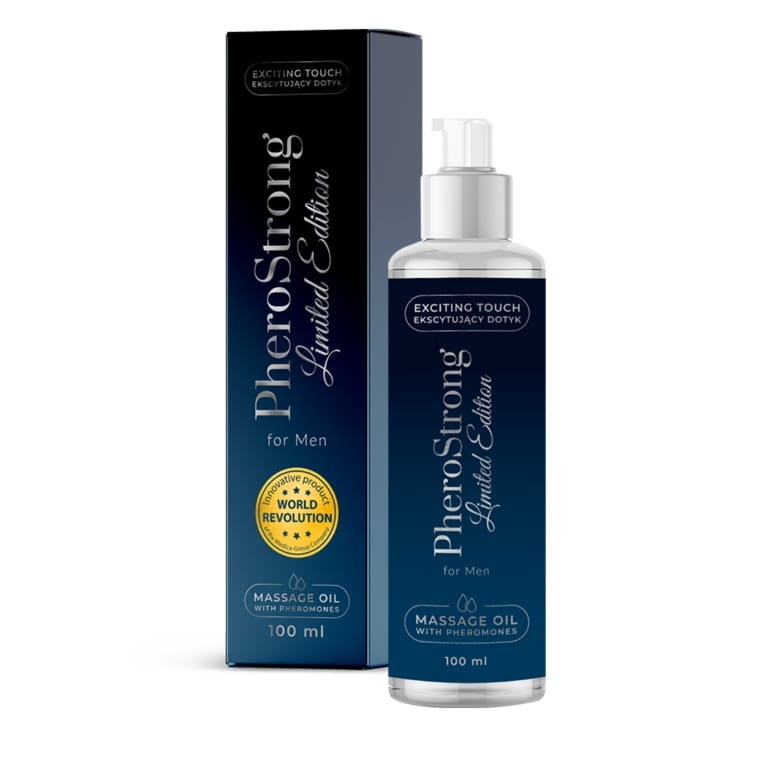 Olejek do ciała dla mężczyzn z feromonami elegancki 100 ml – PheroStrong Limited Edition