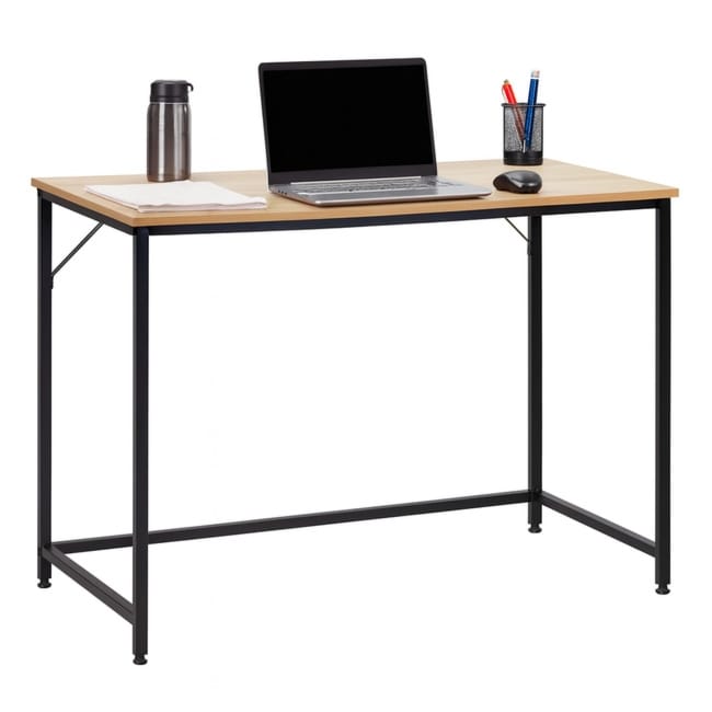 Biurko komputerowe nowoczesne 100x50x76 cm młodzieżowe stolik loft industralny