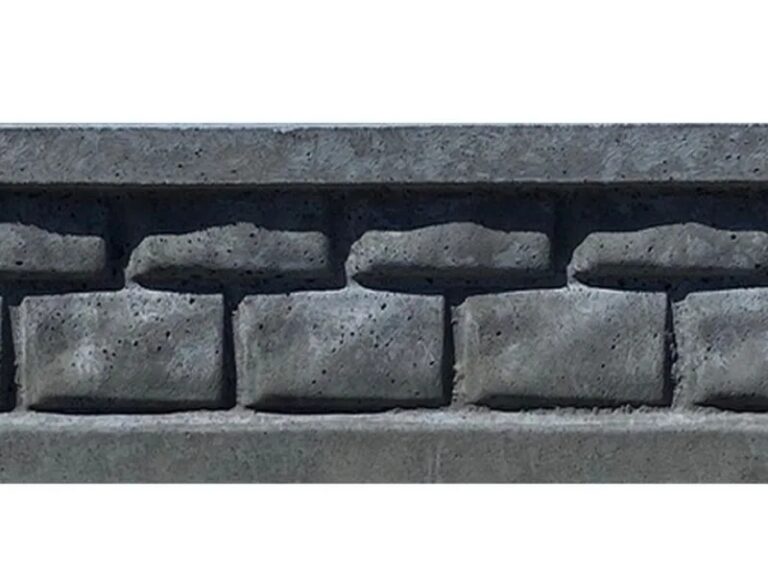 Podmurówka betonowa – 250 cm / 25 cm – antracyt