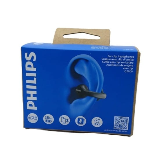 Słuchawki douszne bezprzewodowe Philips TAQ2000BK