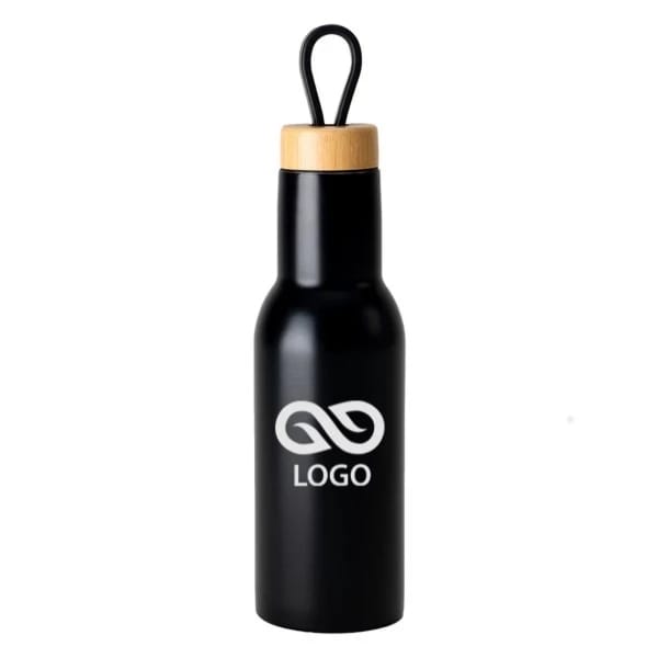 Butelka próżniowa 400ml Lome – Czarny
