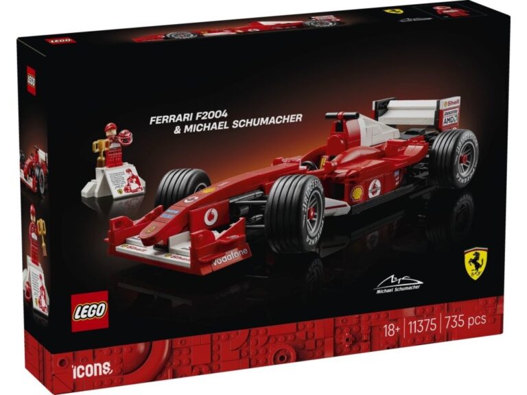LEGO 11375 Icons Ferrari F2004 i Michael Schumacher