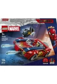 LEGO Super Heroes Spider-Man w samochodzie kontra zvenomowany Wolverine 76336