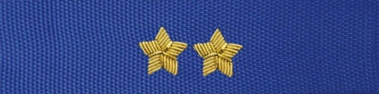 Otok do czapki garnizonowej PSP – starszy aspirant, młodszy kapitan, brygadier (haft bajorkiem)