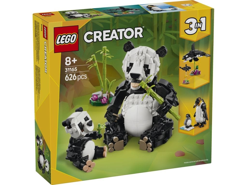 LEGO 31165 Creator Dzikie zwierzęta: rodzina pand LEGO 31165 Creator Dzikie zwierzęta: rodzina pand