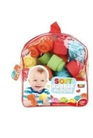 Klocki miękkie w plecaku