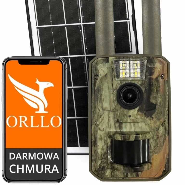 Fotopułapka Leśna GSM Solar Bateria ORLLO HUNTERCAM 5