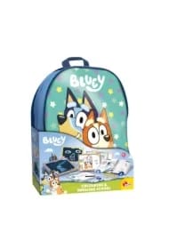 Bluey szkoła rysowania z plecakiem