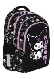 Plecak 4-komorowy Kuromi Black 16 cali