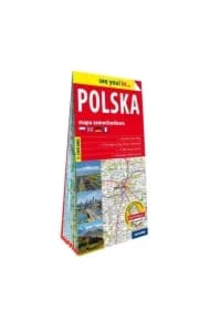 Polska papierowa mapa samochodowa 1:700 000