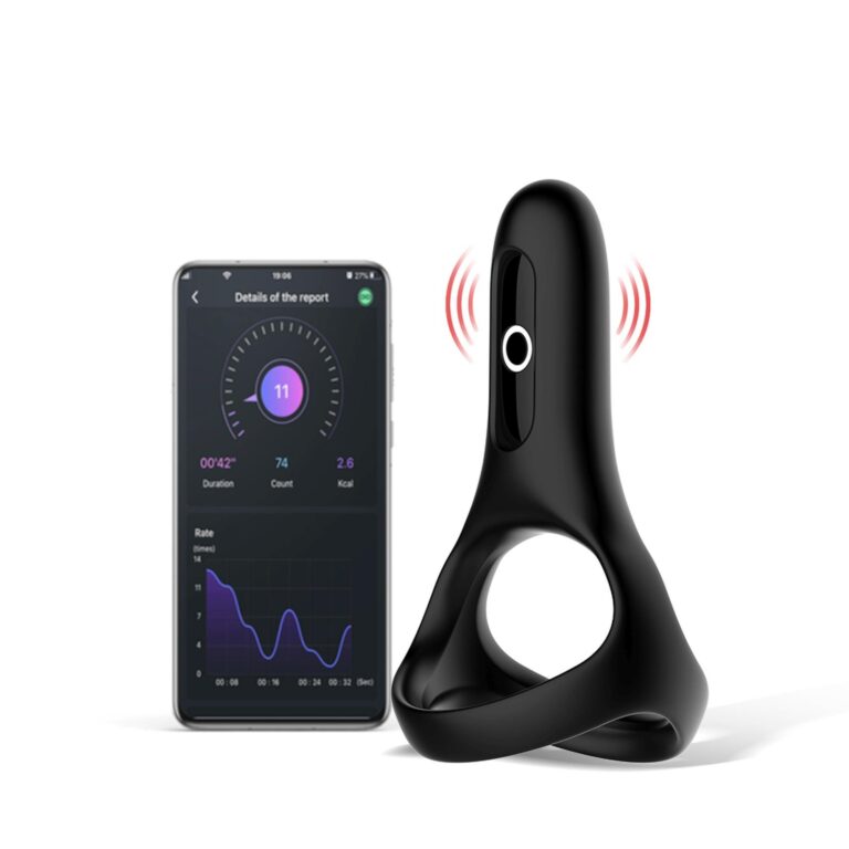 Pierścień erekcyjny sterowany aplikacją – Magic Motion Rise Smart Wearable Cockring Black