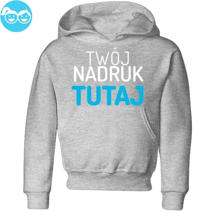 Bluza dziecięca z kapturem z własnym nadrukiem