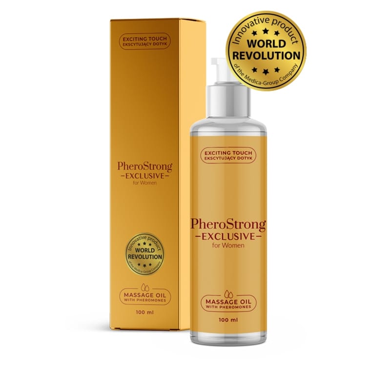 Olejek do ciała dla kobiet z feromonami elegancki i wyrafinowany 100 ml – PheroStrong Exclusive