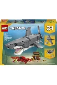 LEGO Creator Groźny rekin i skrzynia ze skarbem 31381