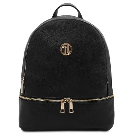 Tuscany Leather TL Bag – plecak z miękkiej skóry, kolor czarny TL142280
