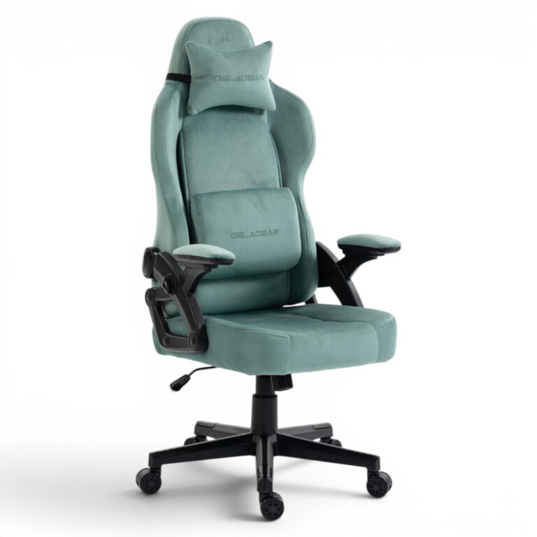 Fotel Gamingowy Delagear G 450 Zielony Materiałowy