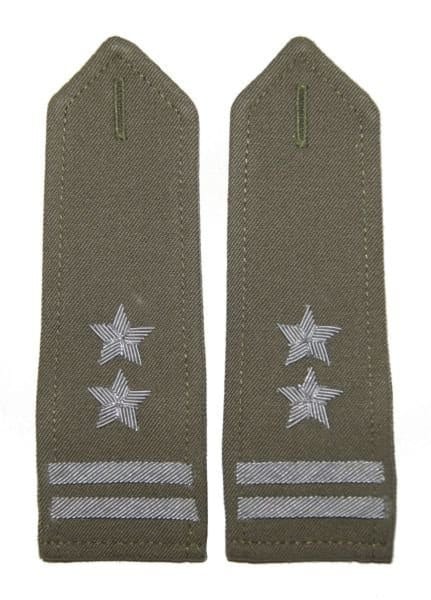Pagony khaki do koszulo-bluzy Wojska Polskiego – podpułkownik