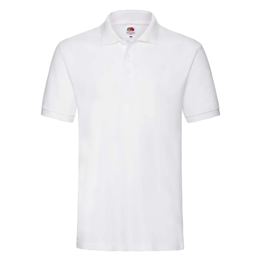 Koszulka Polo Premium Fruit Of The Loom – Biała
