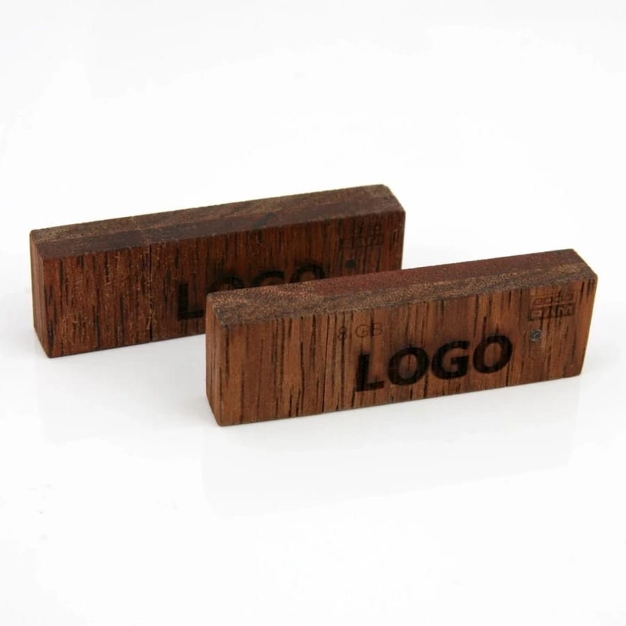 Pendrive Wood 8Gb – Beżowy