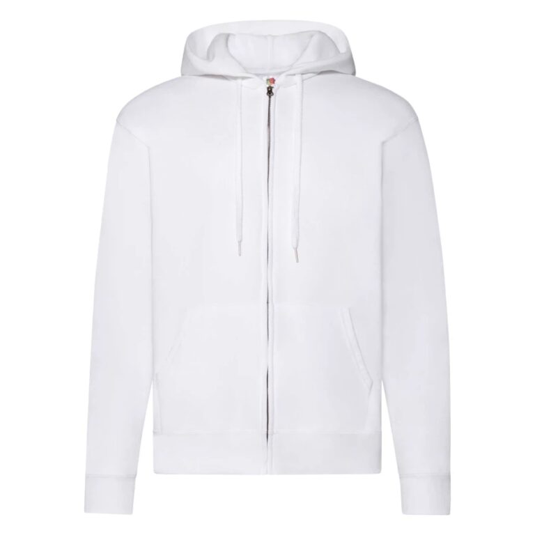 Bluza FOTL Zip Through Hooded Sweat – Biała