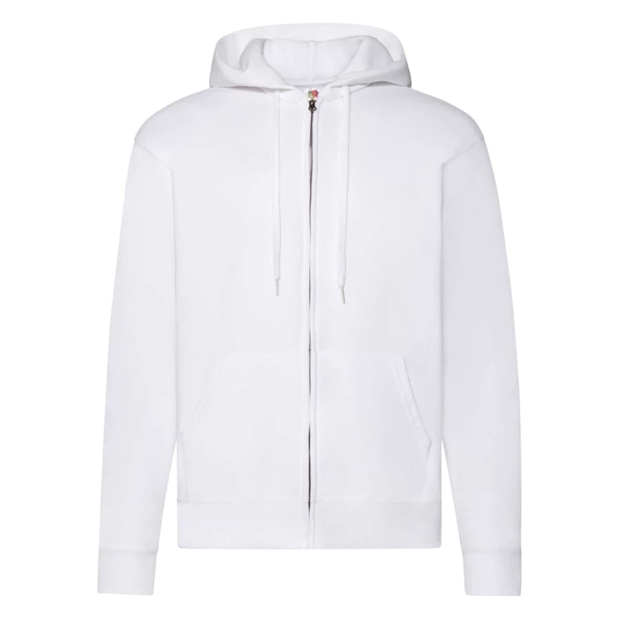 Bluza FOTL Zip Through Hooded Sweat – Biała