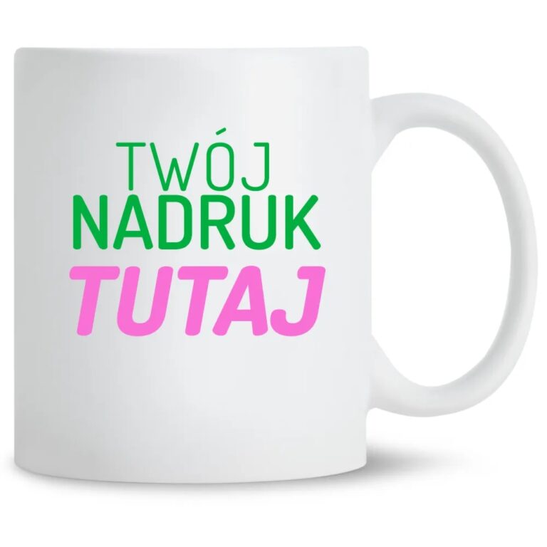 Kubek matowy z własnym nadrukiem