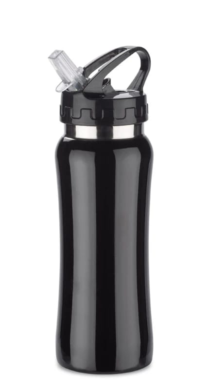 Bidon stalowy PATRO 600 ml – Czarny