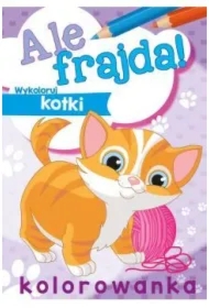 Ale frajda! Wykoloruj kotki