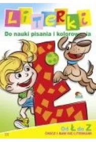 Literki do nauki pisania i kolorowania. Od Ł do Z