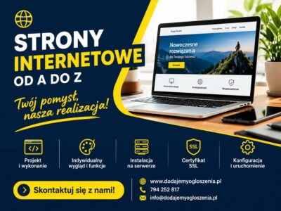 Strony internetowe na zamówienie – od pomysłu do realizacji