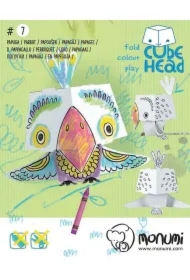 Kolorowanka CubeHead 3D, „Papuga”, Normal
